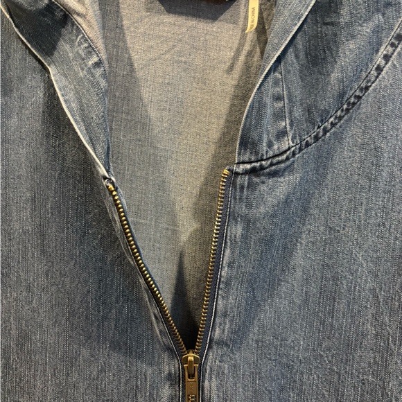 Soft Surroundings Blue Jean Jacket with Classic Denim Weave - Picture 3 of 5
